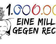 "Eine Million gegen Rechts"-Logo