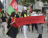 Freiheit für Afghanistan Kundgebung am 09.09.2021 in Freiburg